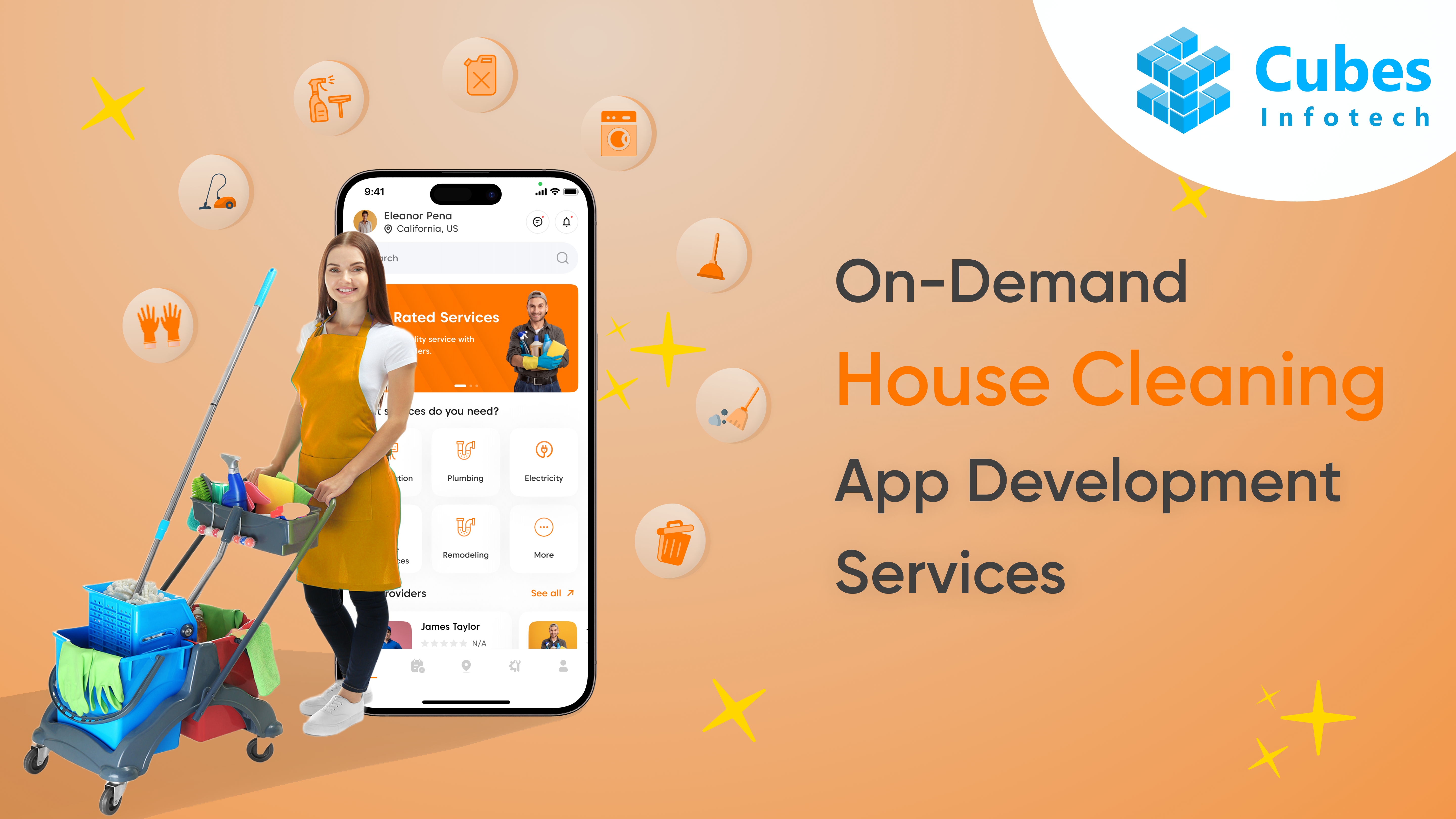 On Demand House Cleaning App Development Services