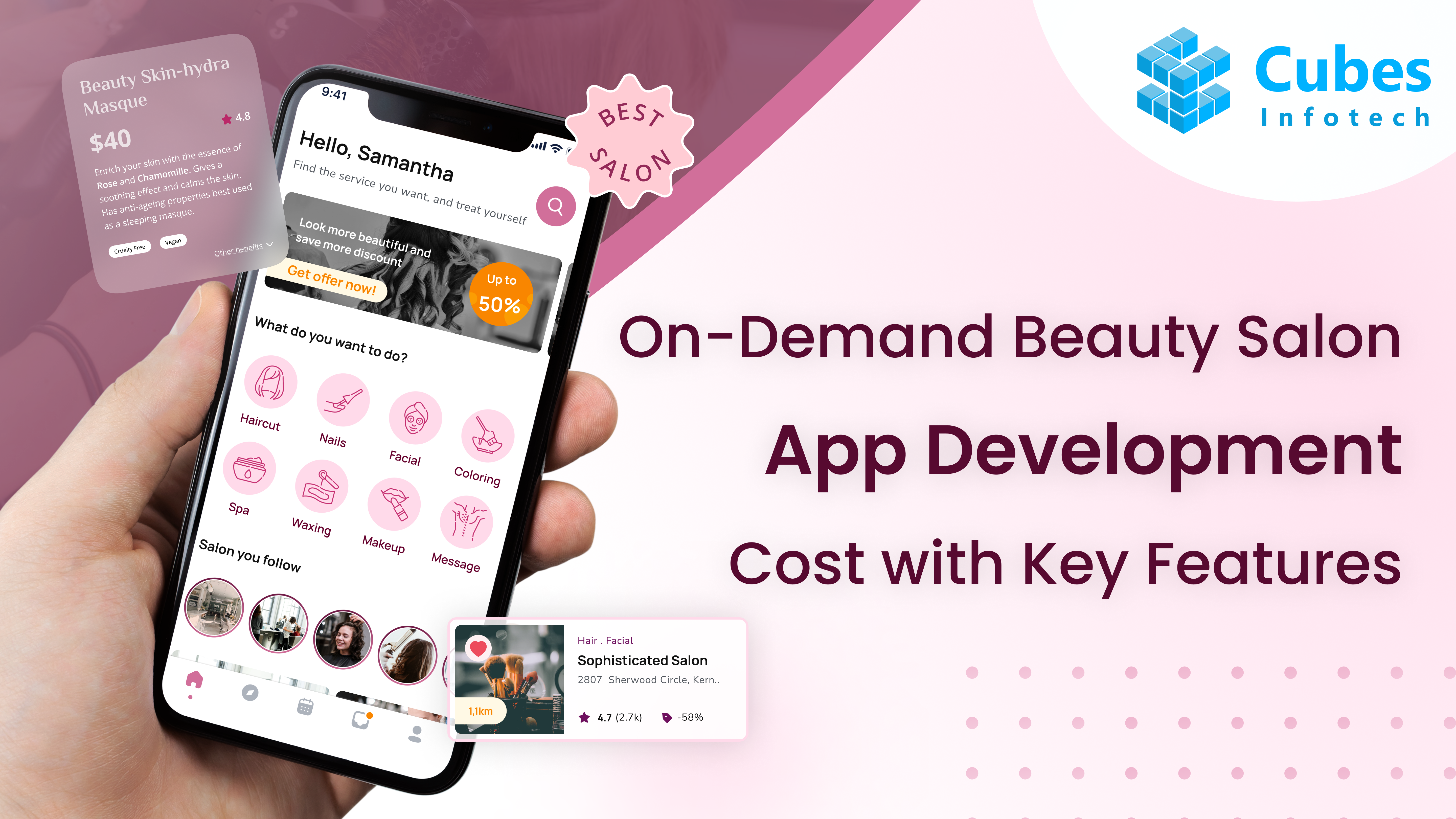 The Cost Of On Demand Beauty Salon App Development With Key Features