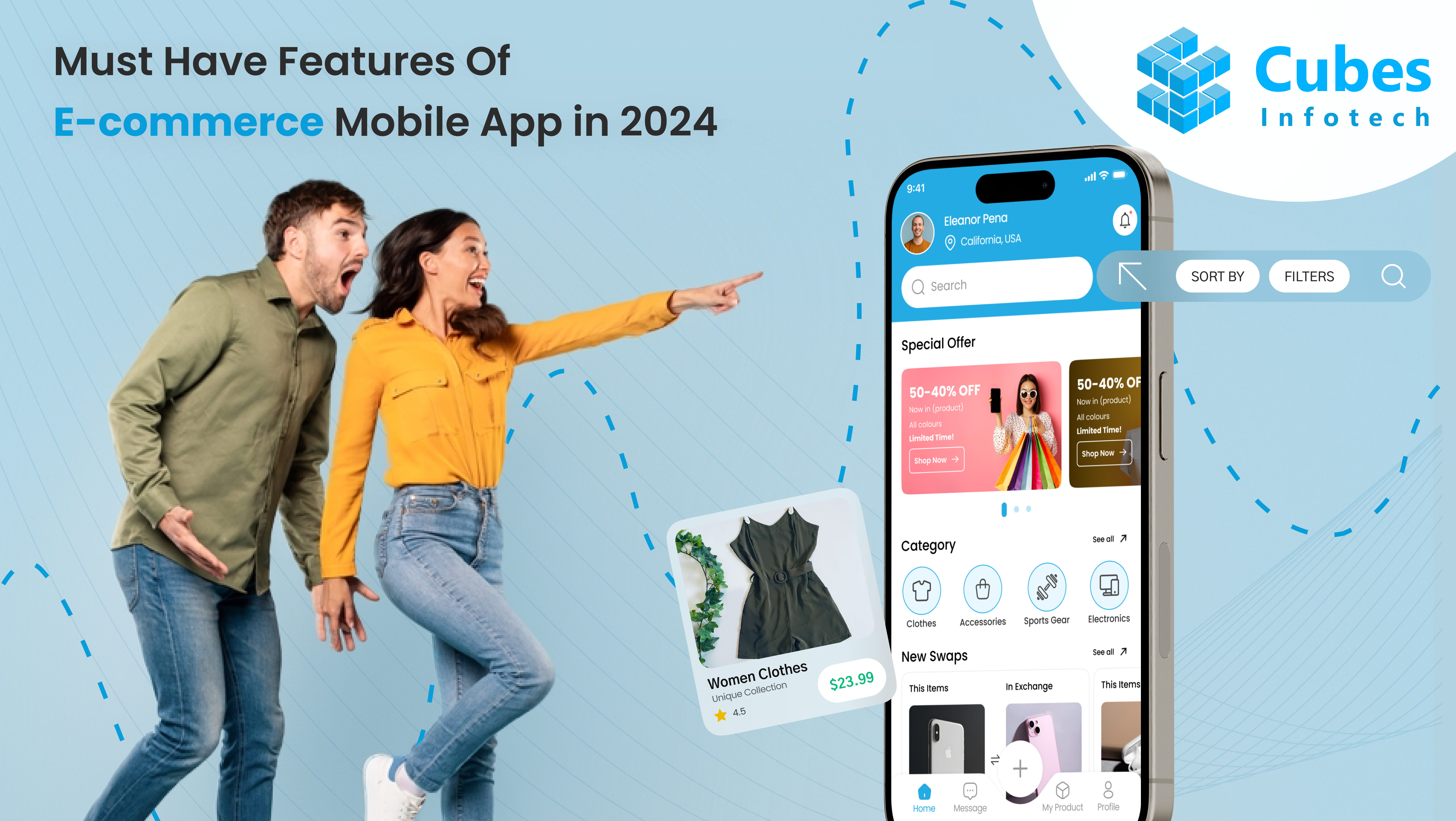 Must Have Features of E-commerce Mobile App In 2024